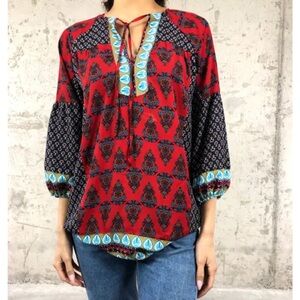 NLW boho peasant top